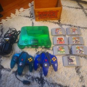 Jungle Green N64 bundle